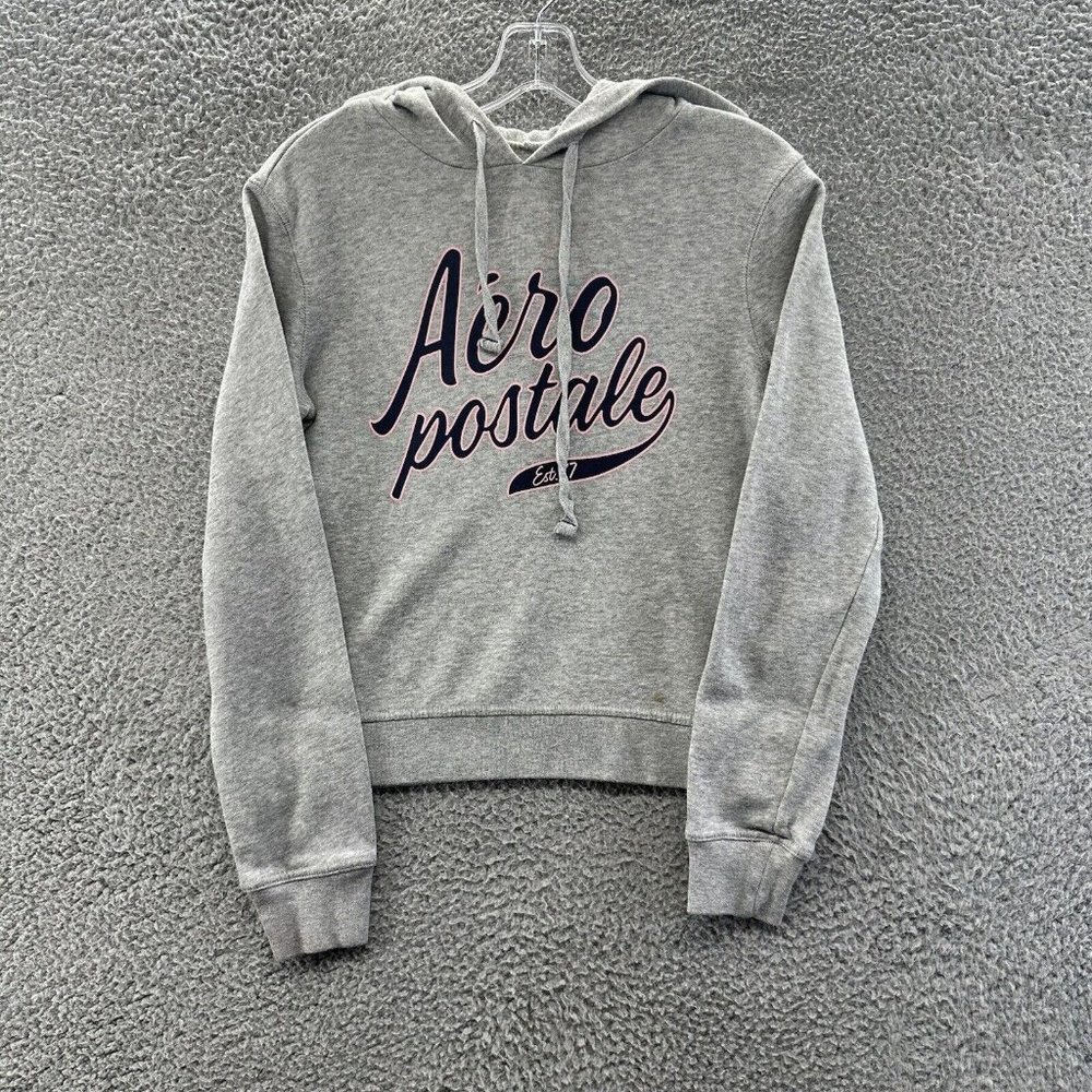 Aeropostale Hoodie Women's XS Gray Graphic Hoodie Women's Size XS